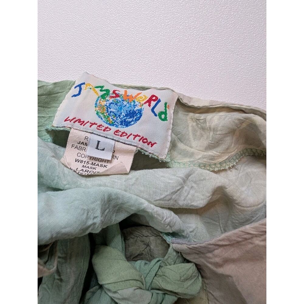 Jam's World Rare Limited Edition Mask Sarong Wrap Skirt Vtg L - Picture 4 of 11